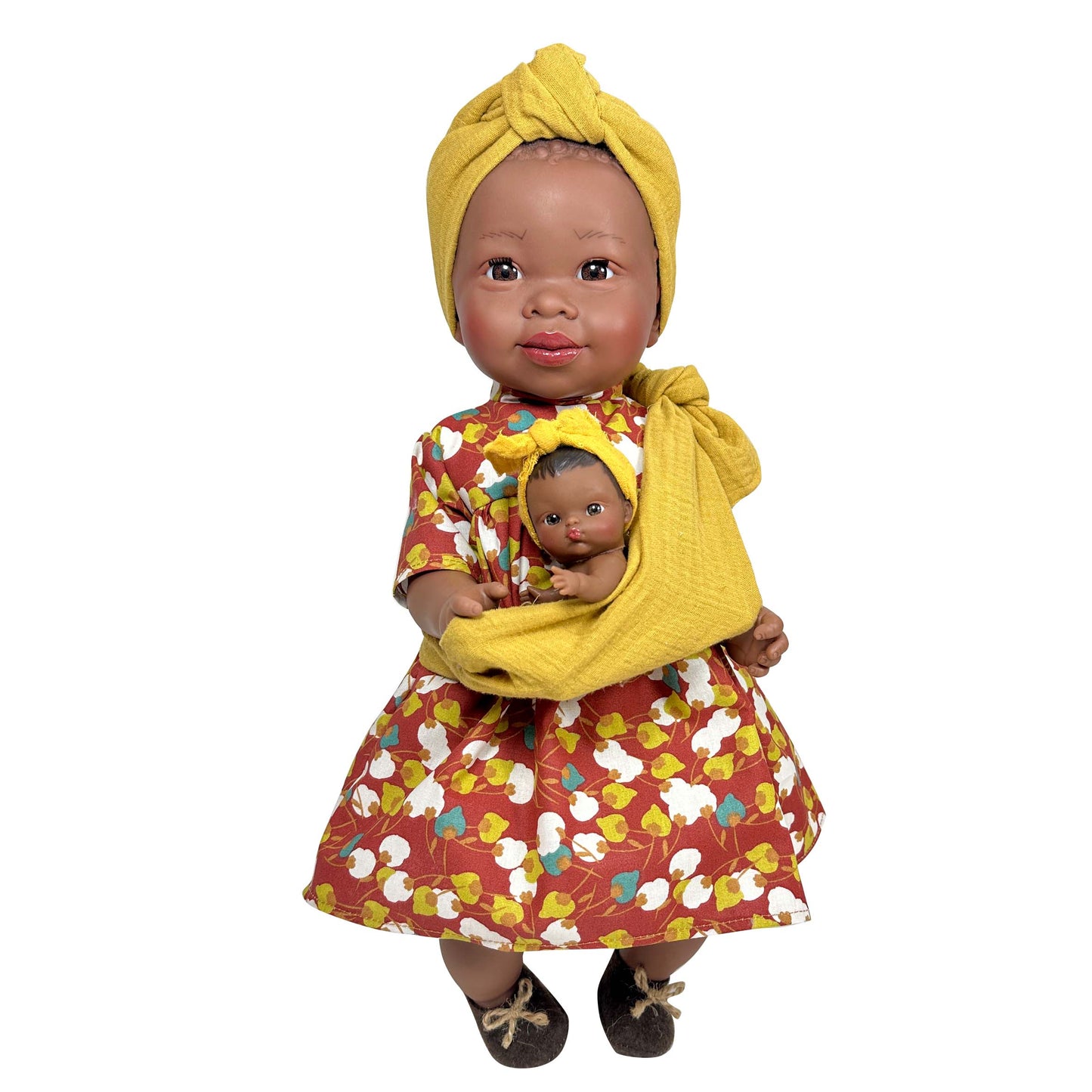 Nines Artesanals d'Onil Dolls - POUPÉE MARIA AVEC BÉBÉ: ÉTUI