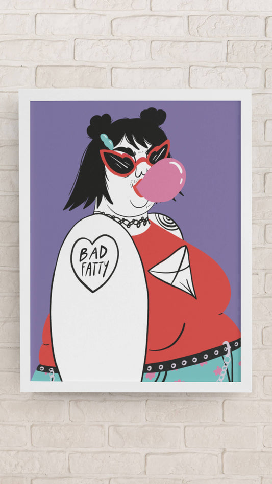 Chiaralascura - Bad Fatty - Affiche: A3