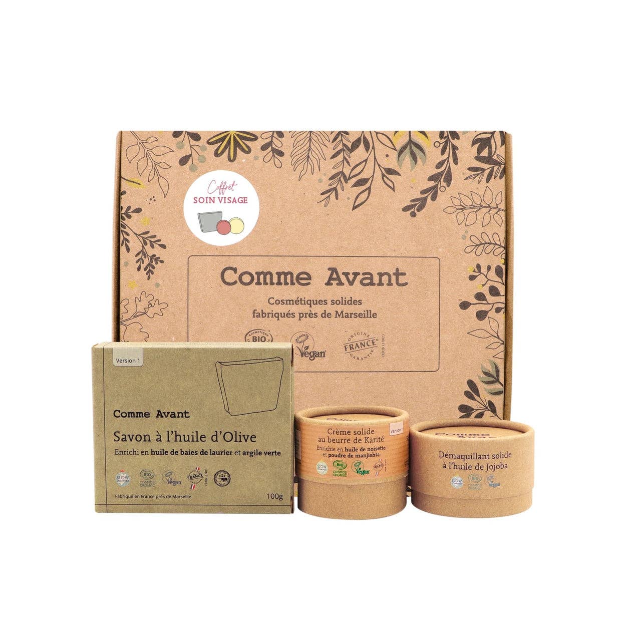 Comme Avant - Coffret - Routine visage zéro déchet