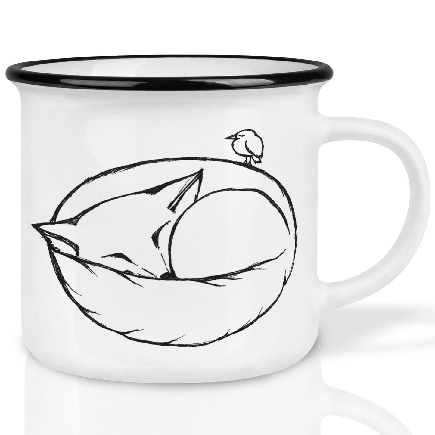 LIGARTI - Mug en céramique — Sleeping Fox