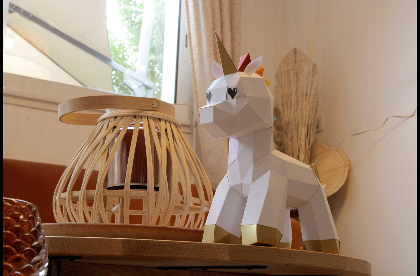 Bébé Licorne en papier 3D Agent Paper