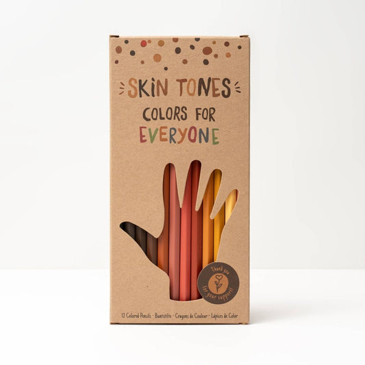 Hautfarben - 12 crayons Skin Tones pour enfants