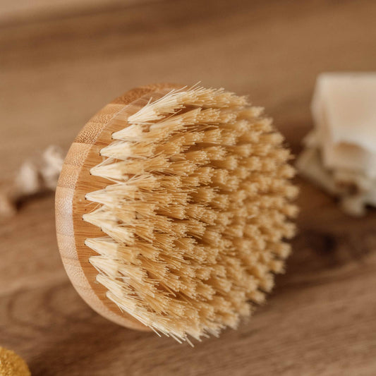 Brosse corporelle en bambou et coco - hygiène soin beauté