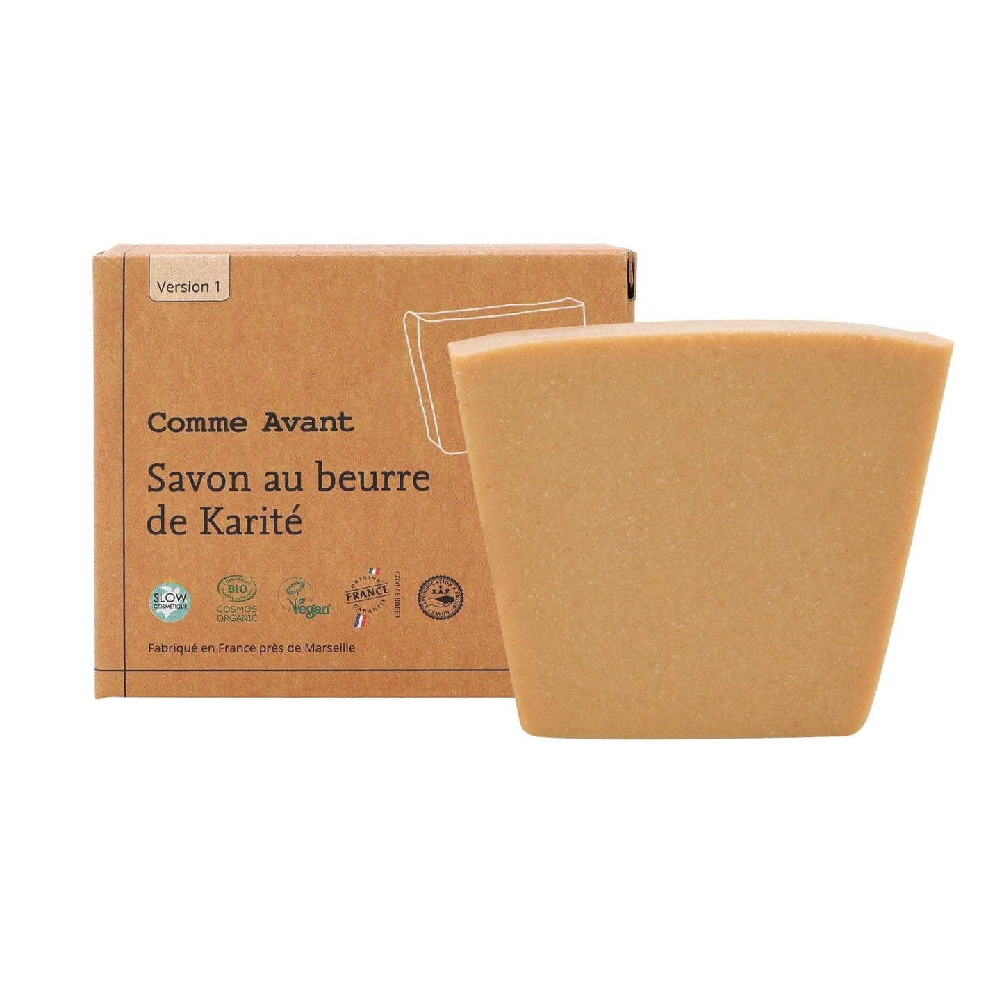 Comme Avant - Savon au beurre de karité : 1 savon - 100g