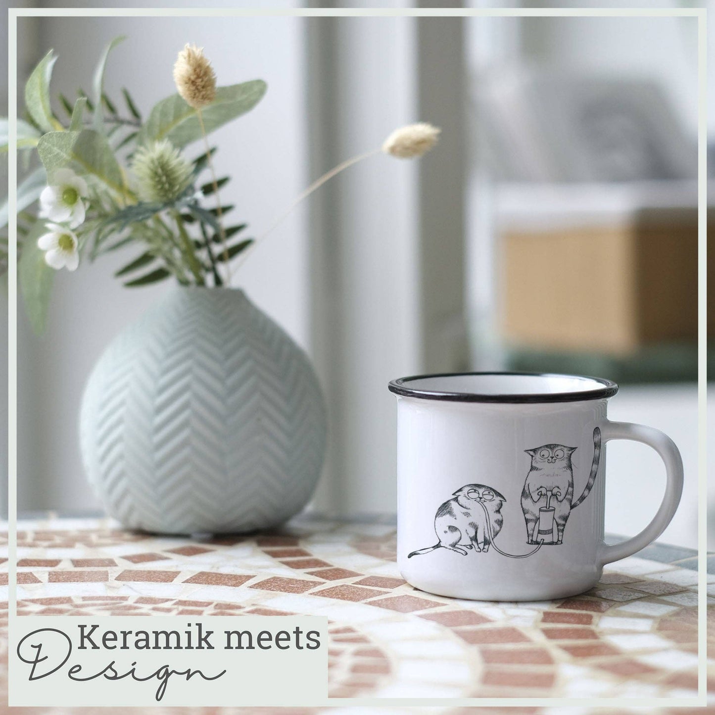 LIGARTI - Mug en céramique — Helium Cats